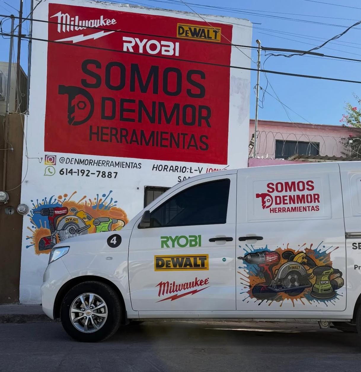 Fachada de Denmor Herramientas en Chihuahua
